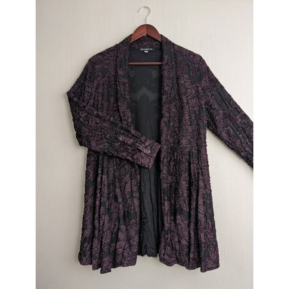 Surrealist USA Textured Burnout Cardigan Jacket - 2 (M/L)